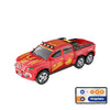 Mini coche RC de aleación con luces, escala 1:64, modelo de coche de juguete simulado, especificación: 8801 rojo