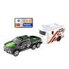Mini coche RC de aleación con luces, escala 1:64, modelo de coche de juguete simulado, especificación: 8801, color negro, con caja para colgar.