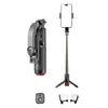 Trípode portátil para selfies con control remoto TT21 para fotografía y video. Especificaciones: con luz.