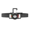 Linterna frontal LED con zoom mecánico para exteriores SMILING SHARK TD-0187B, recargable, ideal para correr de noche y pescar.