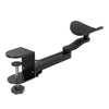 Reposabrazos ergonómico para escritorio de computadora, giratorio 360 grados, soporte para brazo, extensor de reposabrazos para teclado (negro)