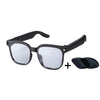 Gafas inteligentes M02S con cámara HD de 8 MP, video 1080P, asistente de voz con IA, grabación y traducción. Transparentes.