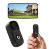 Cámara de acción tipo pulgar con grabadora HD WIFI 4K (Negra)
