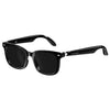 Gafas inteligentes V6 Max con protección UV, compatibles con llamadas Bluetooth, reproducción de música y asistente de IA (Negro)