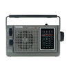 Radio portátil TECSUN R-304D de alta sensibilidad FM/AM/SW (Gris Negro Estándar, Sin Batería)