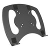 Adaptador metálico para soporte VESA de portátil, compatible con brazos de monitor de 100x100 mm, soporte ventilado universal para portátiles (negro).