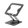 Soporte para ordenador metálico ventilado, plegable, giratorio 360 grados y ajustable en altura (NH-02Pro)