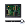 Monitor de microscopio IPS de grado industrial de 8 pulgadas con barra de montaje de 32 mm, enchufe estadounidense.