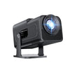 Proyector portátil HY320 Mini Android 11 4K HD con WiFi 6, Bluetooth, rotación de 180 grados, duplicación de pantalla inalámbrica y enchufe británico.