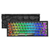 Teclado inalámbrico Bluetooth H60 Pro para juegos, triple modo, con recorte para teclas y eje magnético (negro)
