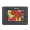 MLX90640 Cámara termográfica digital infrarroja con pantalla LCD de 1,8 pulgadas, herramienta de inspección para bricolaje (negra)