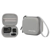 Estuche rígido de transporte estándar para DJI Osmo Action 6, bolsa de almacenamiento portátil para viajes con mosquetón y correa de mano (gris)