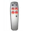 Mando a distancia universal de aprendizaje de 7 teclas para personas mayores. Botones grandes, fácil de usar. Mando a distancia IR para TV/STB/DVD/DVB/HiFi. Edición retroiluminada.