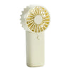 Ventilador de mano compacto F50 Mini, ventilador de escritorio de alta potencia para dormitorios (blanco)
