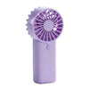 Ventilador de mano compacto F50 Mini, ventilador de escritorio de alta potencia para dormitorio (morado)