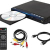 Reproductor de DVD/EVD/VCD mini de alta definición para el hogar. Reproductor de CD infantil (enchufe estadounidense).