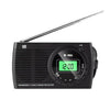 Radio estéreo multibanda FM/AM/SW con pantalla LCD y control por reloj. Especificaciones: Para la UE (Negro).