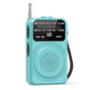 Radio portátil WDK FM/AM multibanda, tamaño: inglés (azul)