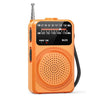 Radio portátil WDK FM/AM multibanda, tamaño: inglés (naranja)