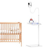 JJ-9376-W-0 Para HelloBaby / VTech / Infant Optics Soporte ajustable para monitor de bebé con bandeja de almacenamiento