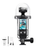 Carcasa impermeable para DJI Osmo Pocket 4, sumergible hasta 60 m/196 pies, con vista panorámica de 540 grados, ideal para surf y snorkel (transparente).