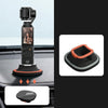 Soporte de escritorio antideslizante de silicona para DJI Osmo Pocket 4/3 con adhesivo nano reutilizable para salpicadero de coche (negro).
