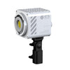 Luz de vídeo DENGWEI MT-80Bi de 80 W COB, LED bicolor de salida continua, 2700 K-6500 K, CRI 96+, para estudio, enchufe europeo.