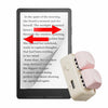 Teclado Hanlinyue de 2 teclas de alta velocidad con Bluetooth para pasar páginas, color rosa, para libros electrónicos.