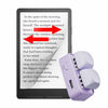 Teclado Hanlinyue de 2 teclas de alta velocidad con Bluetooth para pasar páginas, color morado, para libros electrónicos.