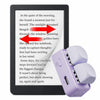 Teclado Hanlinyue de 2 teclas de alta velocidad con interruptor Bluetooth y función para pasar páginas, color: morado, para KOBO