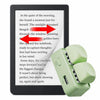 Teclado Hanlinyue de 2 teclas de alta velocidad con interruptor Bluetooth y función para pasar páginas, color: verde, para KOBO.