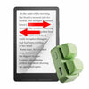 Teclado Hanlinyue de 2 teclas de alta velocidad con Bluetooth para pasar páginas, color verde, para libros electrónicos.