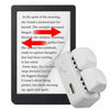 Teclado Hanlinyue de 2 teclas de alta velocidad con interruptor Bluetooth y función de pasar páginas, color: blanco para KOBO