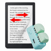 Teclado Hanlinyue de 2 teclas de alta velocidad con interruptor Bluetooth y función para pasar páginas, color: azul, para KOBO