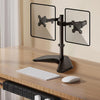 Soporte telescópico giratorio de doble brazo para monitor LCD de doble pantalla (ZX-MT022N)