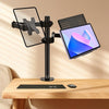 Soporte de escritorio giratorio de doble brazo para monitor de portátil (ZX-MT025)