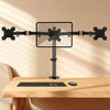 Soporte para monitor giratorio de 360 grados con triple pantalla (ZX-T033W)