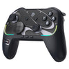 Mando inalámbrico EasySMX S10 para Nintendo Switch y Switch 2 con NFC, vibración HD y carcasa intercambiable (negro).