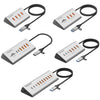 Divisor Blueendless de 8 puertos TYPE-C, concentrador de extensión de cable trenzado de 10 Gbps, interfaz: 15 W USB3.2 x 4 + TYPE-C3.2 x 2 + SD/TF3.0