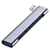 Hub externo expandidor/divisor USB+USB 2.0 x 3+USB 3.0 con diseño de flexión lateral 4 en 1
