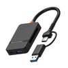 Lector de tarjetas ADS-326 6 en 1 USB / Tipo-C de alta velocidad 3.0 para SD/TF/CF/MS