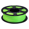 Filamento PLA para impresora 3D, 1,75 mm, bobina de 1 kg, sin enredos, material de impresión 3D ecológico, color: verde fluorescente.