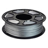 Filamento PLA para impresora 3D, 1,75 mm, bobina de 1 kg, sin enredos, material de impresión 3D ecológico, color: plata.