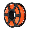 Filamento PETG para impresora 3D, 1,75 mm, bobina de 1 kg, material de impresión 3D de alta resistencia y durabilidad (naranja).