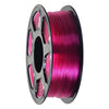 Filamento PETG para impresora 3D, 1,75 mm, bobina de 1 kg, material de impresión 3D de alta resistencia y durabilidad (color púrpura transparente).