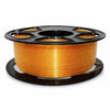 Filamento PETG con purpurina de 1,75 mm, bobina de 1 kg, efecto galaxia estrellada brillante, material resistente para impresión 3D (naranja).