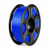 Filamento PLA Silk para impresora 3D, 1,75 mm, bobina de 1 kg, acabado metálico brillante, material de impresión 3D (azul).