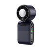 Ventilador de mano Semiconductor Ice Cooling de 5 velocidades Turbo Mini Ventilador de bolsillo Recargable USB-C Ventilador personal pequeño (Negro)