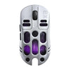 Ratón inalámbrico para juegos T-WOLF X3 Tri-Mode, ultraligero, con carcasa de panal hueca y 8000 DPI (plateado)