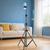 Ventilador de refrigeración magnético para teléfono con rótula de 17 mm, 3 velocidades, para semiconductores, con trípode de suelo KP002